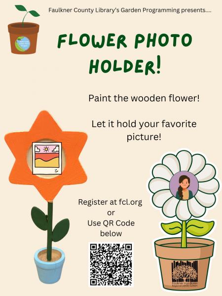 Image for event: Flower Photo Holder Craft