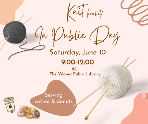 Image for event: Knit/crochet In Public Day