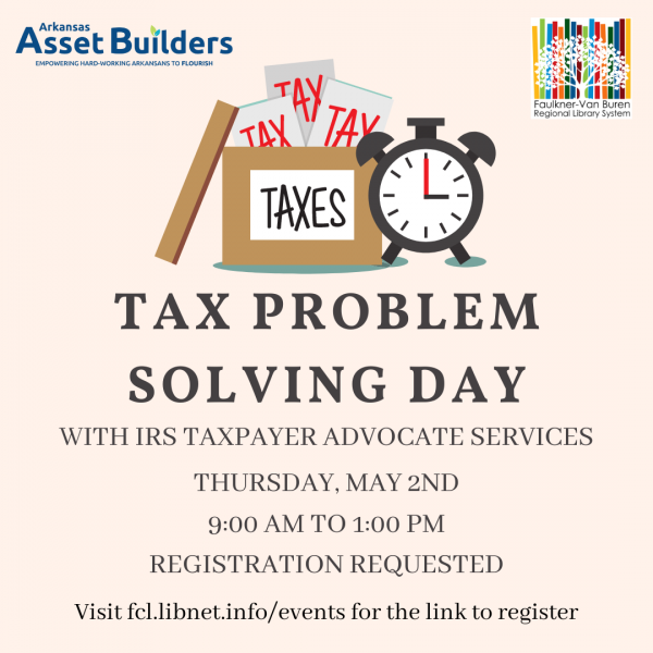 Image for event: Tax Problem Solving Day