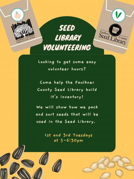 Image for event: Seed Library Volunteering Time
