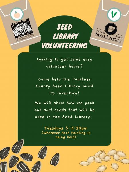 Image for event: Seed Library Volunteer Time