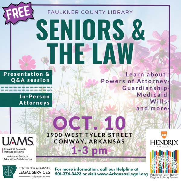 Image for event: Seniors &amp; the Law: Legal Aid Clinic