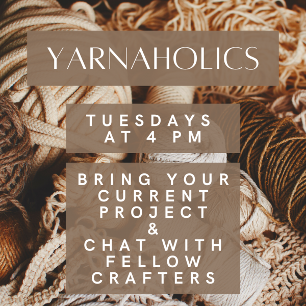 Image for event: Yarnaholics